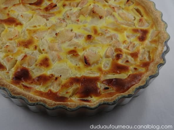 Tarte aux poires et vanille