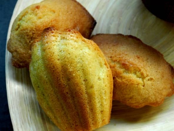 Madeleines à la mousse de coco