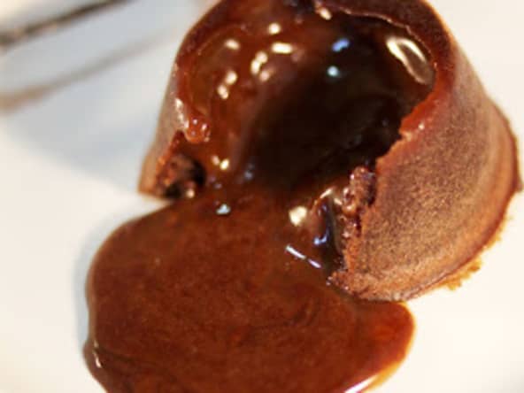 Coulant au chocolat et au caramel beurre salé