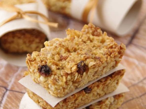 Barres de céréales de Noël