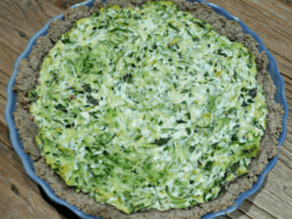 Tarte courgette tofu