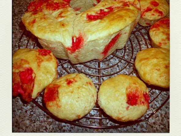 Brioches aux pralines roses