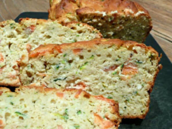 Cake saumon courgette