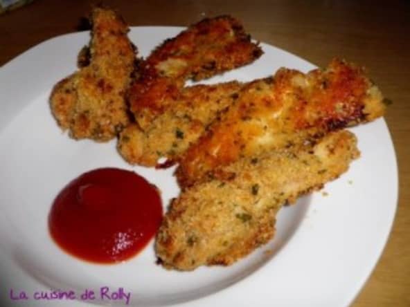 Poulet pané au parmesan