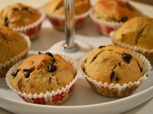 Mini-muffins noix-chocolat