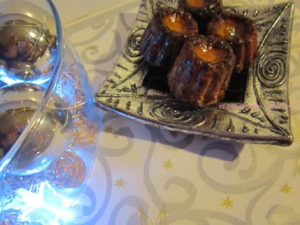 Cannelés aux figues et terrine de chardonnay