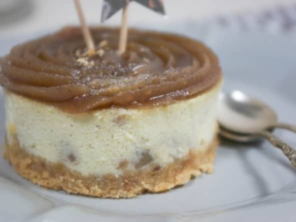 Cheesecake aux marrons pour les fêtes