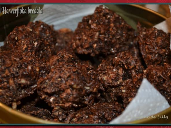 Rochers aux flocons d'avoine ou Hawerflocka bredala