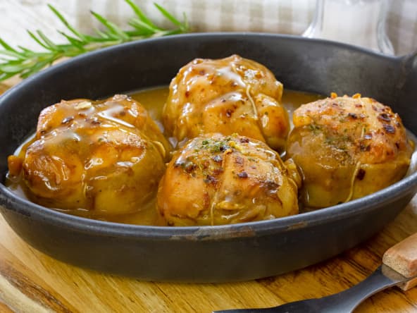 Paupiettes de veau à la moutarde ancienne - Recette paupiette de veau à la moutarde ancienne et à l'estragon