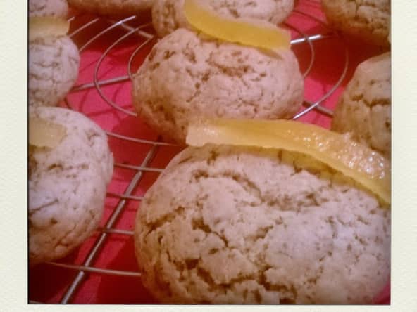 Cookies au chocolat et oranges confites