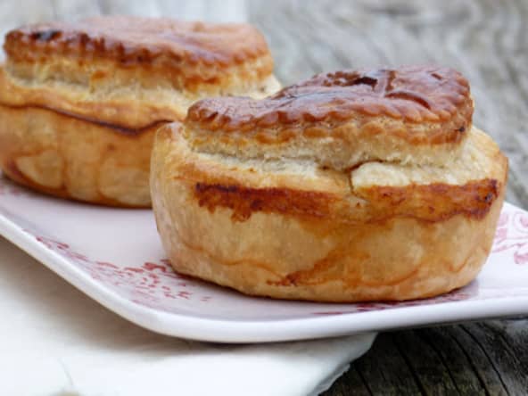 Tourtes au boudin blanc et aux pommes pour une entrée chic et rapide