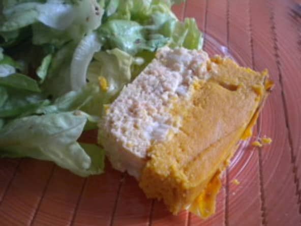 Terrine au saumon, cabillaud et potiron