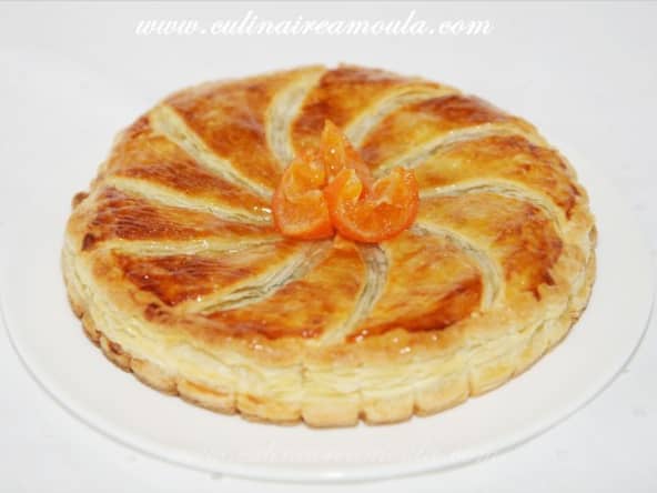 Galette des rois au lemon curd et clémentines confites