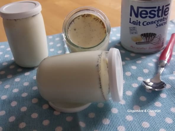Yaourts au lait concentré sucré