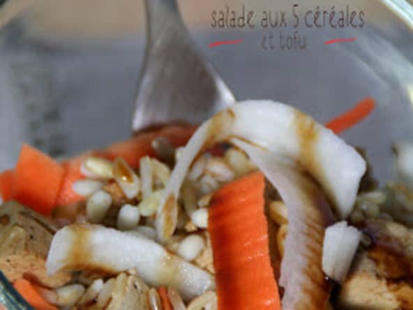 Salade aux 5 Céréales et au Tofu