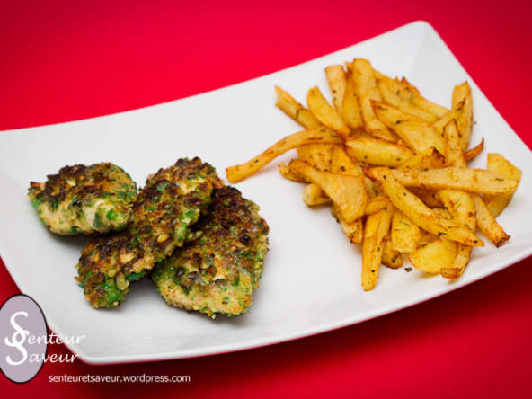 Aiguillettes de poulet panées au wasabi