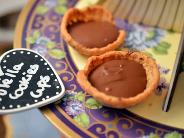 Nutella cookies cups