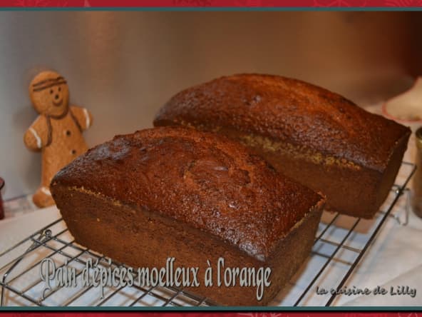 Pain d'épices moelleux à l'orange