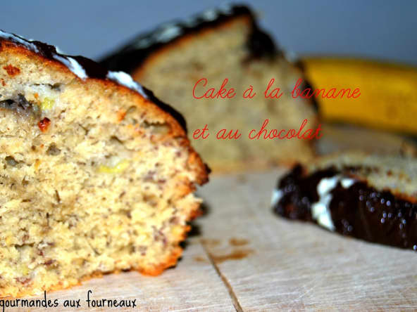 Cake à la banane et au chocolat