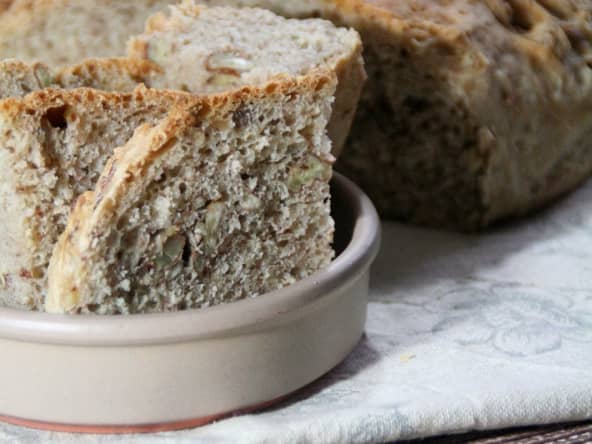 Pain à la Farine d'Epeautre et Noix de Pécan