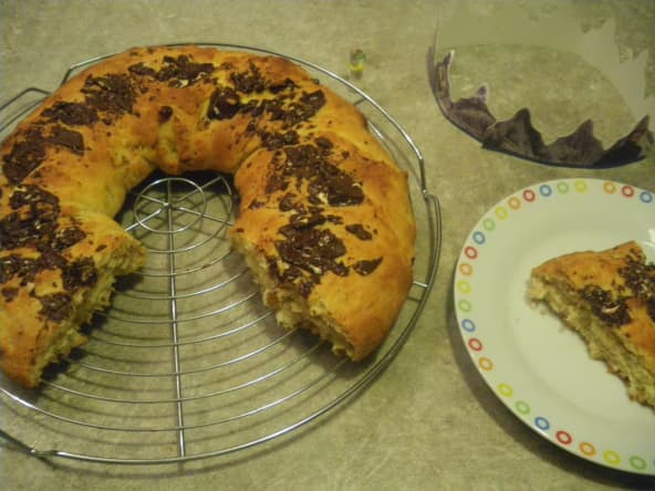 Galette briochée aux raisins et toblerone