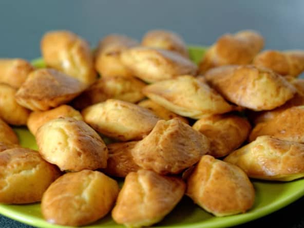 Madeleines salées au saumon fumé