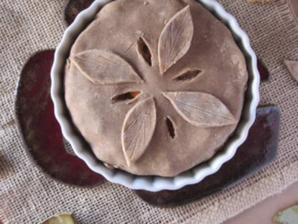 Tourte au potiron et aux marrons