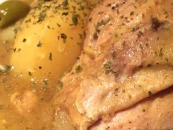 Poulet cocotte orientales