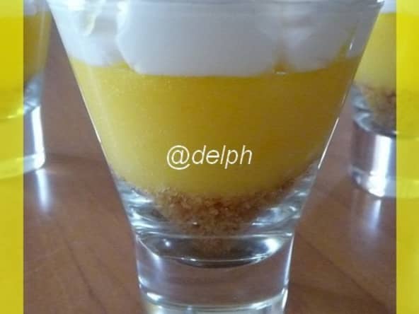 Tarte au citron façon verrine