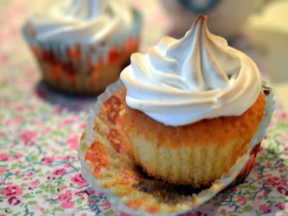 Cupcakes façon tarte au citron meringuée