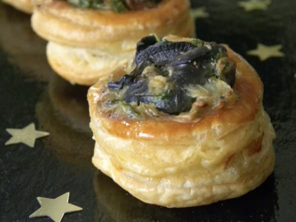 Bouchées feuilletées aux escargots
