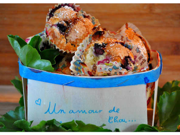 Muffins aux myrtilles