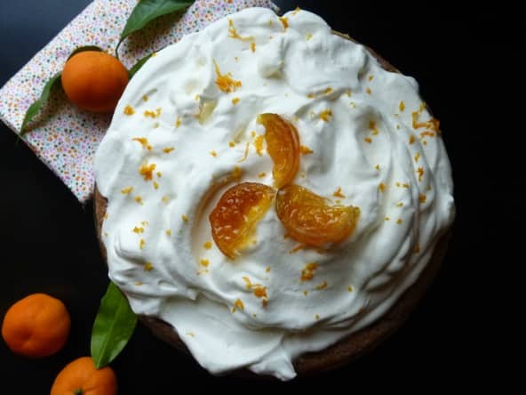 Gâteau de crêpes à la clémentine