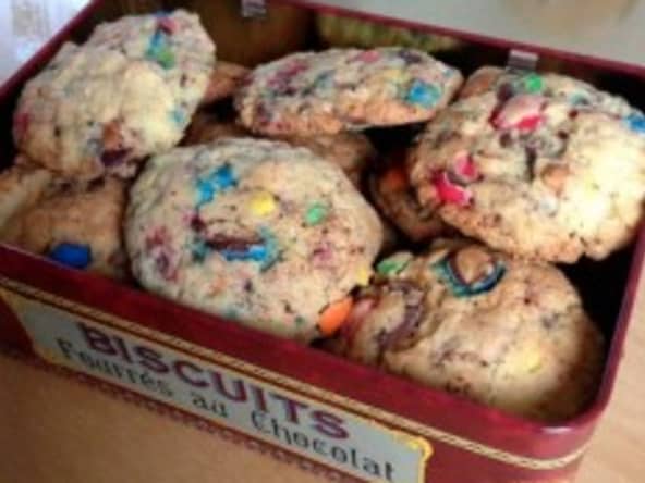 Cookies aux M&M’s facile à préparer
