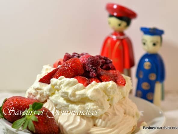 Pavlova aux fruits rouges