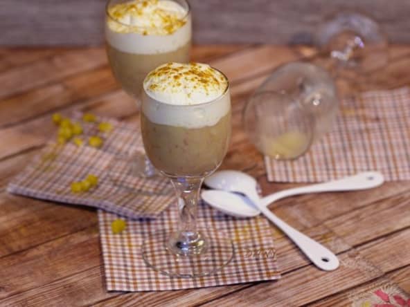 Velouté de maïs et chantilly au curry