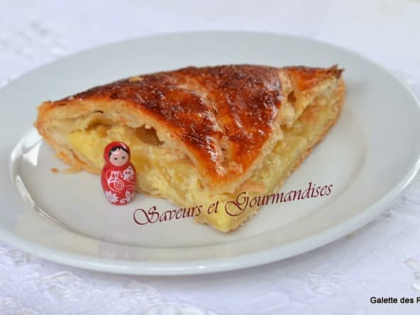 Galette des rois aux pommes caramélisées