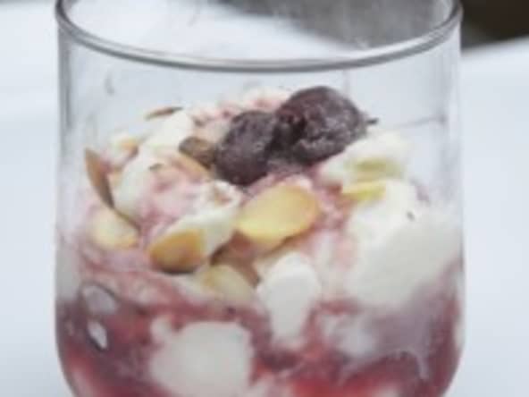 Vacherin aux cerises griottes