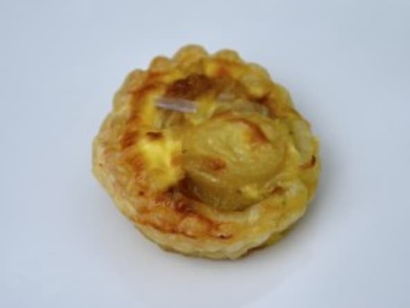 Mini tartelettes aux oignons