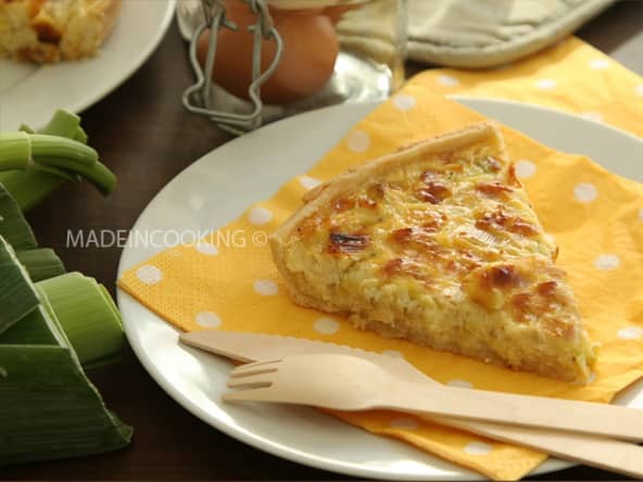 Tarte aux poireaux