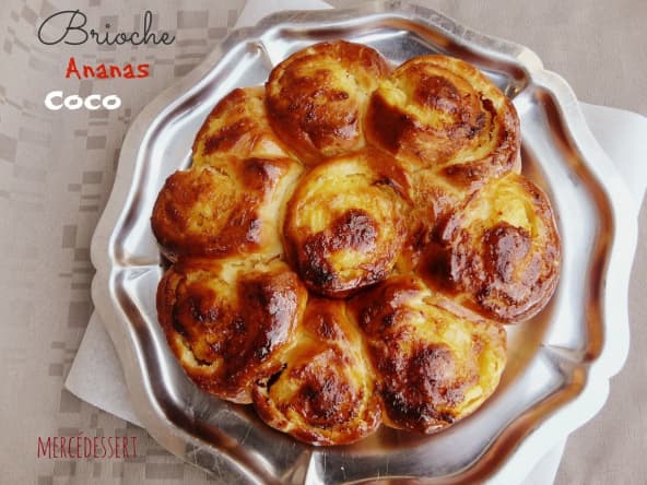 Brioche ananas coco