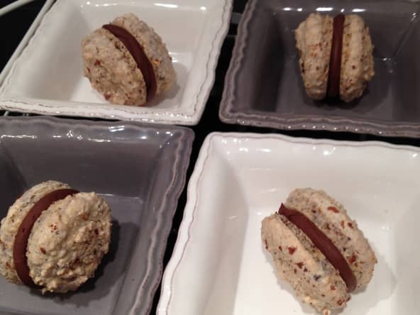 Recette de macarons à la noisette et au chocolat
