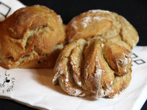 Délicieux petits pains sans pétrissage au seigle
