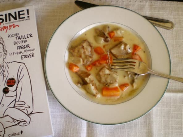 Blanquette de veau d'après la recette de Chef Simon