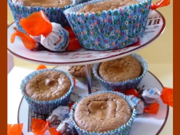 Muffins schokobons et chocolat.