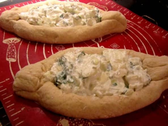 Khachapuri ou pain georgien au fromage