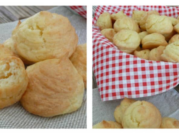 Gougères aux 2 fromages
