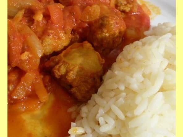 Rougail aux saucisses.