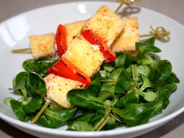 Brochettes de panais tandoori