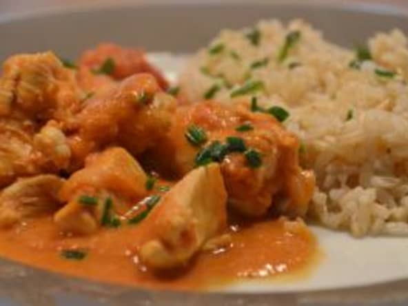 Poulet au beurre de cacahuètes